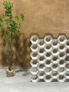 Premium blok heksagonal padat semen batu bata karang beton Sinterklas tahan lama dalam dan luar ruangan - Product Image 4