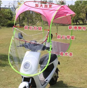 China Promocional Personalizado Motorbike Mobilidade Scooter Chuva Guarda-chuva Bicicleta Elétrica Guarda-chuva