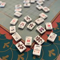 Jeu de Mahjong Américain Winmax en Acrylique Mono-couche 160 Tuiles – Tuiles Illustrées à la Main pour un Style de Vie Confortable – Kit de Jeu de Mahjong pour Joueurs Américains