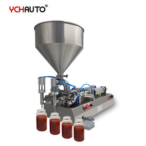 Machine de remplissage de beurre de noix <span class=keywords><strong>pas</strong></span> <span class=keywords><strong>cher</strong></span> Machine de remplissage de piston de pâte manuelle semi-automatique 500 ml avec trémie en acier inoxydable à vendre - Product Image 4