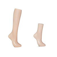 Mannequin de jambe longue en plastique épais pour femme avec aimant pour l'affichage de chaussettes