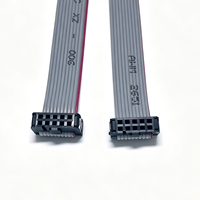 Câble plat IDC à ruban gris 2.54 FC pour connecteur LED/JTAG, câble porte-circuits UL2651-28A 6P-64P