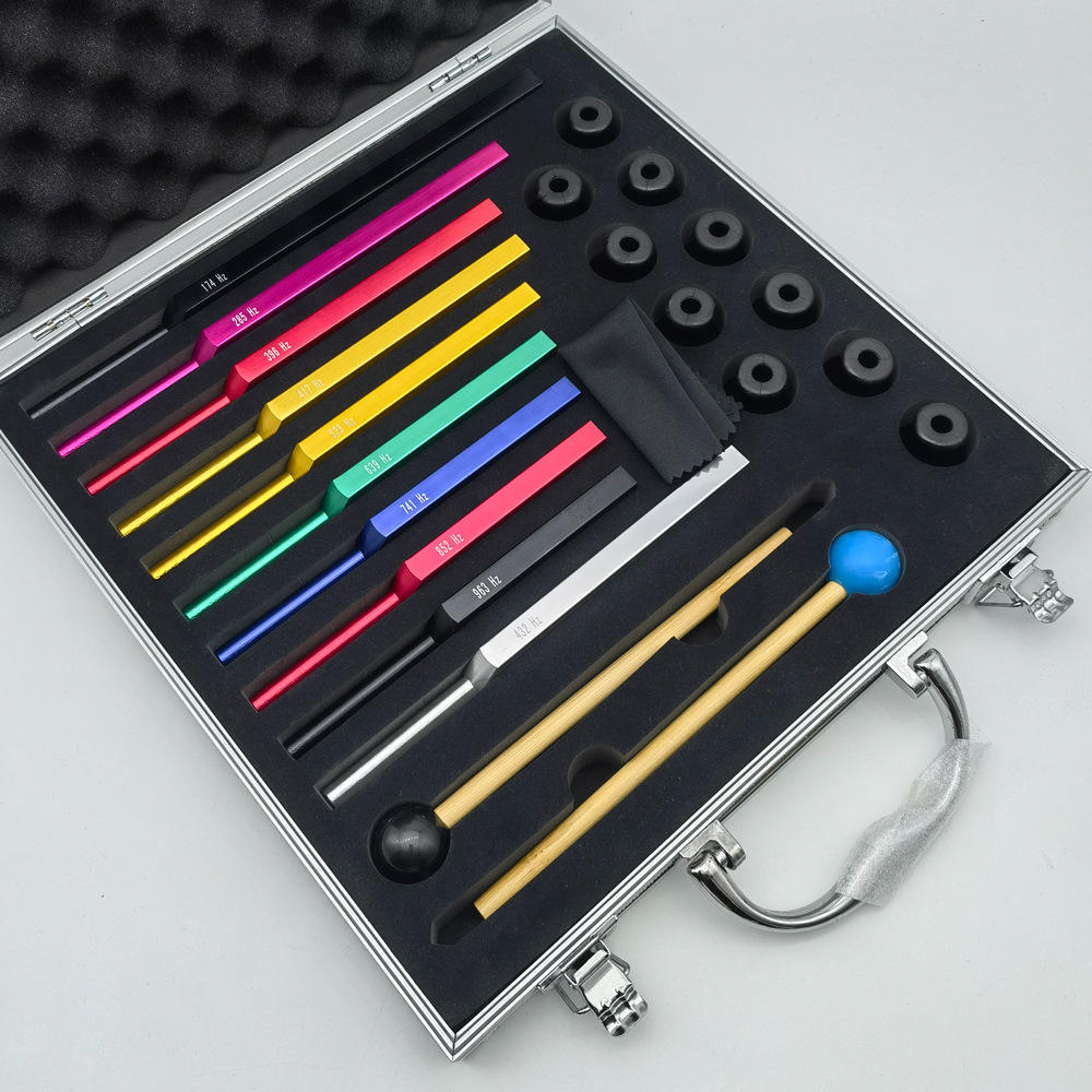 สี 174-963+ส้อมเสียงสีเงิน 432+ฐานสีดำ