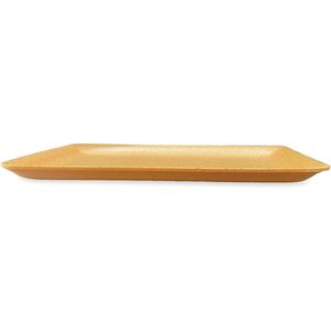 Gen Durable Meat <b>Trays</b> 200/Carton 9PYEL <b>Plastic</b> 12.25 X 9.25 X 0.62 Inches - Product Image 3