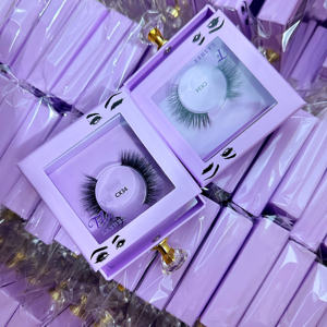 กล่องขนตาสี่เหลี่ยมกล่องขนมิงค์พิมพ์โลโก้ของคุณเอง - Product Image 1