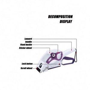 Handheld Manual Self-adhesive <b>Labels</b> Labeling <b>Machine</b> for Round Plastic Bottle Glass Round Bottle Fruit Tag Barcode <b>Printing</b> - Product Image 4
