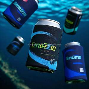 Funda Enfriadora de Neopreno Impermeable para Latas de Cerveza con Logotipo Personalizado, Aislante con Cierre de Cremallera, Portátil para Bolsas Térmicas - Product Image 5