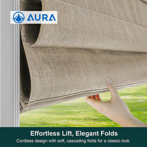 Stores occultants sur mesure sans cordon, stores enrouleurs faciles à installer, stores romains intégrés - Product Image 5