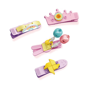 Nouveauté : Ensemble de blocs de construction DIY pour enfants, 34 pièces, <span class=keywords><strong>moulin</strong></span> à <span class=keywords><strong>vent</strong></span> de dessin animé, barrette à cheveux pour fille, petites particules, blocs de construction éducatifs - Product Image 3