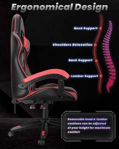 Günstigster Preis Indien Blanco Silla Ergonomische Oficina Escritorio Cadeira Reclinable Gas Lifting Executive Game Stühle - Product Image 4