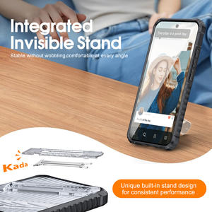 Funda Protectora para Teléfono Azlefo con Diseño de Armadura de TPU+PC a Prueba de Golpes con Soporte para Oppo Reno 14/14pro <span class=keywords><strong>Realme</strong></span> 15/15T/13/12/<span class=keywords><strong>11</strong></span> - Product Image 3