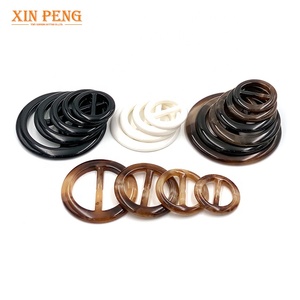 Personalizado diseño redondo rectangular de resina de plástico abrigo hebilla abrigo - Product Image 2