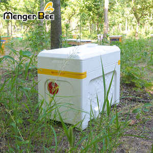 กล่องเลี้ยงผึ้งแบบใหม่ Menger Bee White EPS Foam Queen Rearing Nuc Box พร้อมเฟรมในตัว ขนาด 55x30x27 ซม. ใช้ได้กับรังผึ้ง Langstroth 6 รัง รับประกัน 1 ปี - Product Image 1