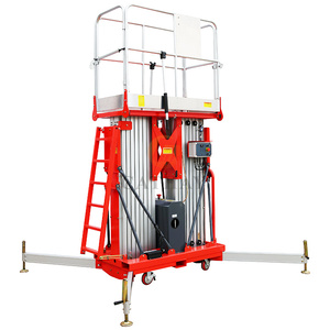 Đầy đủ điện kép Cột Buồm nhôm làm việc nền tảng xây dựng Lift hoist - Product Image 1