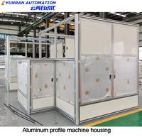 Châssis de machine automatique en aluminium pour équipement de ligne d'automatisation et d'assemblage, dimensions personnalisables, poids 220 kg, capacité 10 unités
