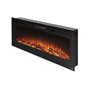 Chimenea Eléctrica Lineal de 36 Pulgadas con 5 Niveles de Intensidad de Llama, Chimenea Eléctrica Decorativa de Pared, Chimenea Eléctrica - Product Image 3