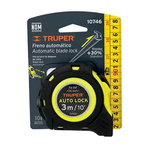 ตลับเมตรแบบม้วนกลับอัตโนมัติ รุ่น BOX 6 ทนแรงกระแทก ขนาด 3 ม. เทปหนา 16 มม. ยี่ห้อ TRUPER - Product Image 4