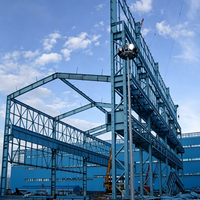 Estructuras de Acero de Suministro Directo de Fábrica, Fácil Instalación, Construcción Rápida, Estructura de Acero Industrial