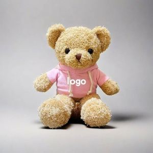 Low MOQ 30cm12 Inch Custom Cute Teddy Bear Plush Toy <b>T</b>-Shirt Design Soft Welcome Gifts Christmas Thanksgiving Holiday Gift - Product Image 6