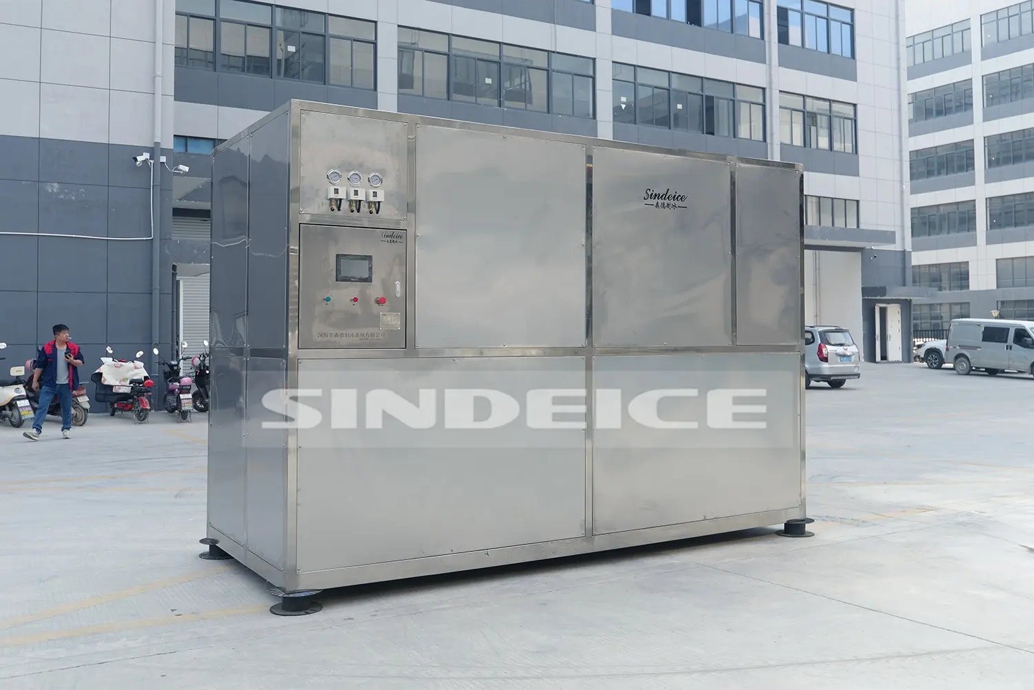 2024 SINDEICE Eiswürfelschale 2 T 3 T 5 T pro Tag professionelle Industrie-Eiswürfelmaschine zu verkaufen Trinken essbares Eiswürfel