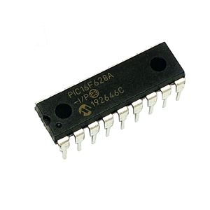 วงจรรวมไอซี ชิ้นส่วนอิเล็กทรอนิกส์ ชิปไมโครคอนโทรลเลอร์แบบ DIP-188 บิต รุ่น PIC16F628A-I/P ของแท้ - Product Image 1