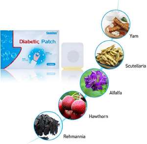 Plester <span class=keywords><strong>Herbal</strong></span> Cina Terlaris 100% Alami, Mengurangi Gula Darah, Mengontrol Kadar Gula Darah - Product Image 2