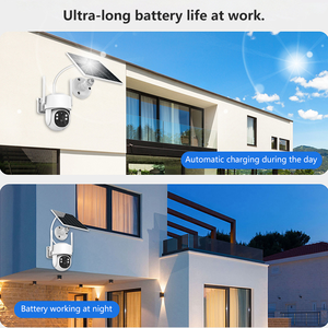 Ikevision icsee 4MP năng lượng mặt trời wifi 4 gam LTE thẻ Sim PTZ IP Camera tiêu thụ thấp 5 Wát panel năng lượng mặt trời 7800mAh pin, Alexa Echo hỗ trợ - Product Image 2