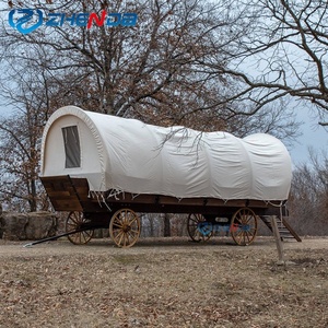 ZHENDA Voiture de défilé/tente de balade romantique pour 5-6 personnes, décoration de Noël extérieure sur toit, chariot de chevaux/voiture de mariage - Product Image 4