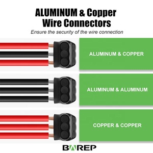 Клеммная колодка Barep <span class=keywords><strong>2</strong></span>-6AWG, <span class=keywords><strong>3</strong></span>-контактная, 600В, изоляционная, для быстрого соединения проводов, многоканальная, для электрических кабелей - Product Image 3