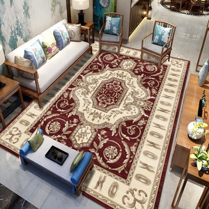 <span class=keywords><strong>Alfombra</strong></span> de salón 3D totalmente cubierta de gran tamaño de estilo chino Vintage, <span class=keywords><strong>alfombra</strong></span> plegada gruesa de terciopelo de cristal, alfombrilla de pie resistente estampada - Product Image 6
