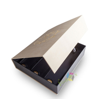 Caja de Embalaje Magnética Plegable de Cartón de Lujo Premium para Licores, Champán, Whisky y Vino Tinto, Venta al Por Mayor