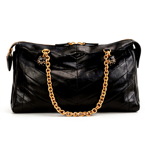 Premium Genuine Leather Quilted Shoulder Handbag for Women Fashion Chain <b>Tote</b> Bag Luxury Crossbody Purse Custom OEM - Product Image 1