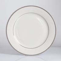 Vaisselle en Porcelaine Fine de Luxe en Gros : Ensemble de Dîner en Porcelaine Dorée, Service de Table en Céramique