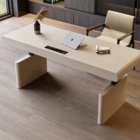 Bureau de travail moderne conçu par des professionnels, bureau ergonomique haut de gamme réglable en hauteur, bureaux de travail en bois massif de haute qualité