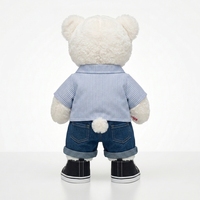 Chaussures en peluche en coton basique personnalisables, rembourrées en mousse de caoutchouc, 14-18 pouces, unisexe, accessoires vestimentaires en peluche