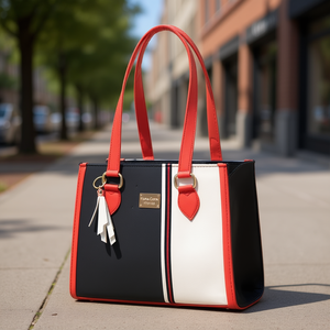 Bolso Bandolera con Asa para Mujer Fana Cora Tommy Fina Color M3853 con Cierre de Botón y Cremallera con Forro de Tela PU PVC Poliéster - Product Image 2