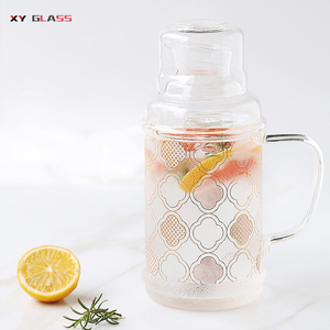 Fabriqué <span class=keywords><strong>à</strong></span> la main de haute qualité résistant <span class=keywords><strong>à</strong></span> la chaleur avec couvercle de tasse <span class=keywords><strong>carafe</strong></span> <span class=keywords><strong>à</strong></span> café infusée <span class=keywords><strong>à</strong></span> <span class=keywords><strong>froid</strong></span> en verre - Product Image 4