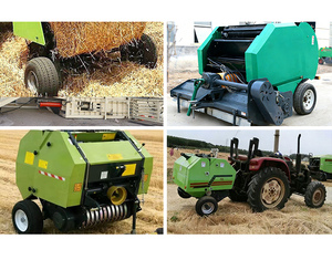Mini-presse à balles ronde à faible consommation, équipement d'emballage de foin et de ensilage, tractée par tracteur, meilleur prix - Product Image 4