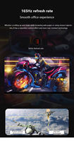 Moniteur de jeu PC HDR sans bordure Rebekah Monitor Factory, 144 Hz, 240 Hz, écran incurvé de 27/34 pouces, écran d'ordinateur