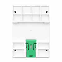 Medidor de Energía Inteligente Trifásico para Riel DIN, 4 Cables, Electrónico, KWH, Entrada Directa/CT 3*220V, Protocolo RS485 Modbus-RTU