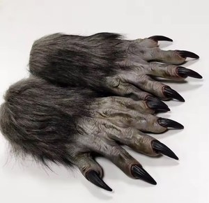 Gants d'Halloween Premium Démon Mains Sorcière Diable <span class=keywords><strong>Loup</strong></span> Griffes Film <span class=keywords><strong>Jeu</strong></span> Cosplay Horreur Costume Gants Déguisement Accessoires De Fête - Product Image 5