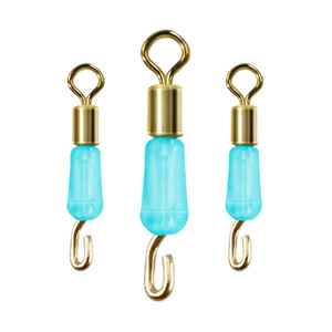 Aohu Silicone Leader Connector Swivel <b>Snap</b> <b>Hook</b> Fishing Tackle 81012 Eye And Eye Attachment - Product Image 4