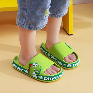 Pantuflas Antideslizantes de Dibujos Animados para Niños y Niñas, Chanclas de Playa, Sandalias Infantiles con Dinosaurios - Product Image 3