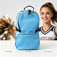 Sac à dos de cheerleading avec personnalisation du logo et du nom pour club de cheerleading et sacs de danse, sac à dos pour filles et étudiantes, fermeture éclair, polyester
