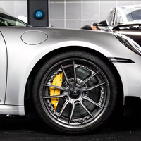 HX100 Jantes forgées en fibre de carbone 2 pièces Jantes 16-24 pouces 5x112 5x114.3 5x120 pour Porsche Panamera Land Rover Cybertruck