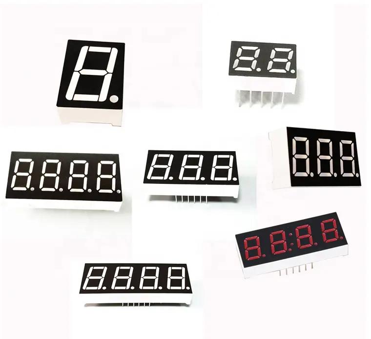 small standard 1 7segment led dgt display