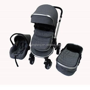 Passeggino 3-in-1 Yeah Baby YB3904CF con telaio in lega di alluminio, <span class=keywords><strong>ruote</strong></span> in EVA, sistema da viaggio pieghevole, certificato EN1888, portatile - Product Image 5