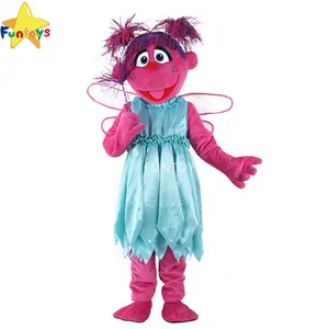Funtoys Elmo Sesame Street Cookie Monster abby Mascot Costume Adult Dress Carnival Activity Cosplay