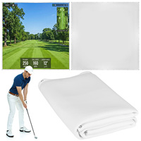 Écran d'impact Caiton pour simulateur de golf - Écran de projection pour cinéma maison intérieur/extérieur - Polyester haute résistance aux chocs