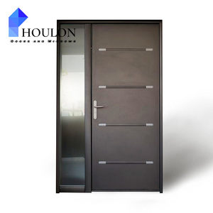 Modern tasarlanmış giriş zırhlı ön kapılar ev Villa çelik malzeme üreticileri tarafından güvenle - Product Image 6